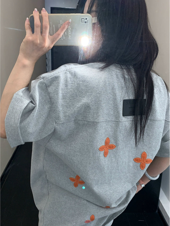 Embroidery Short Sleeve T-shirt