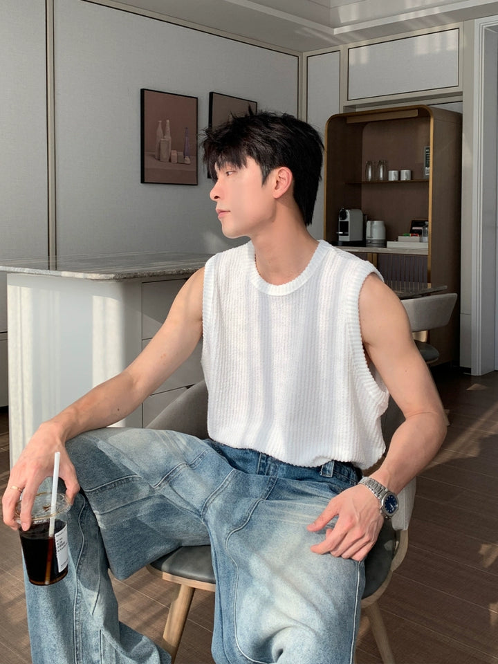 Loose Fit Crewneck Tank Top