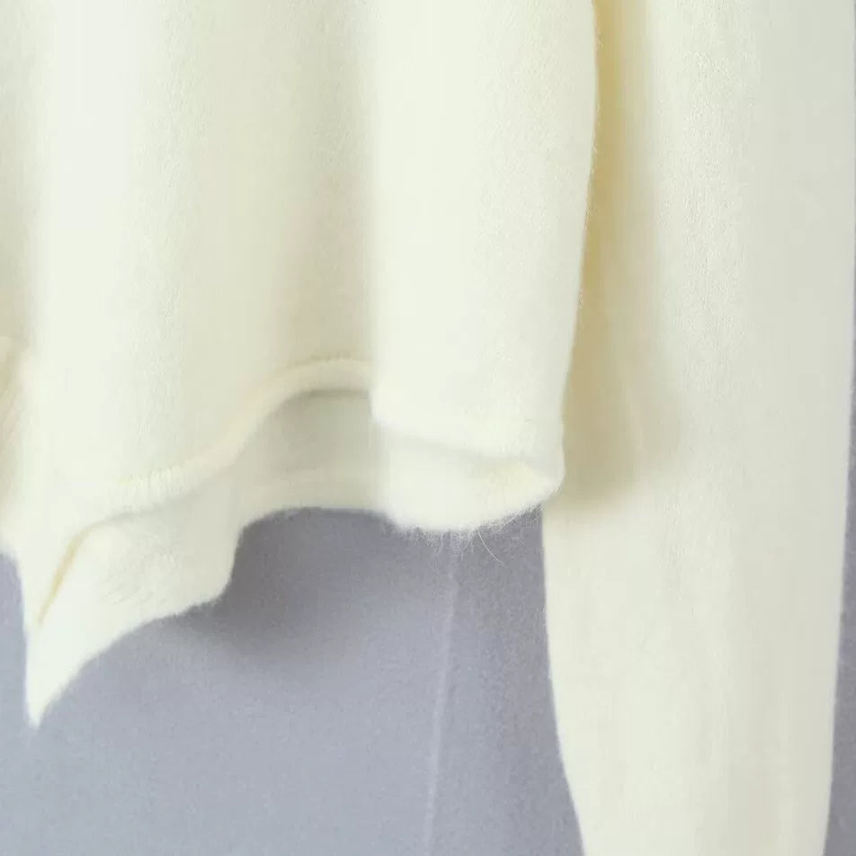 Irregular Hem Knit Sweater