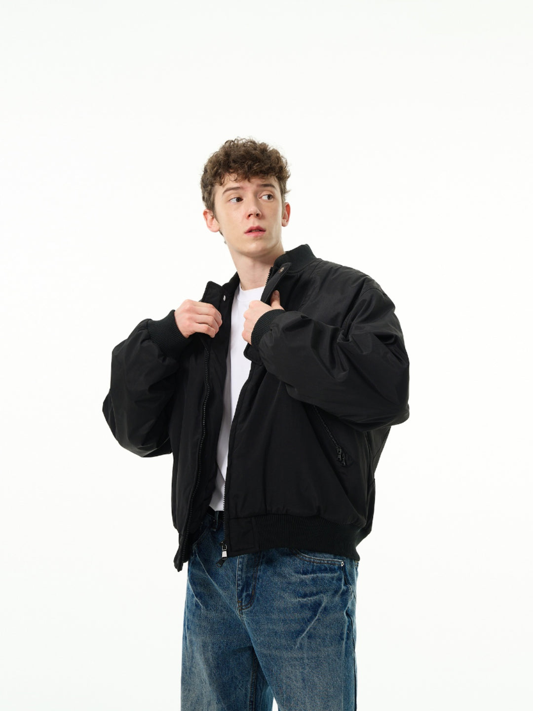 Retro Insulated Cotton Bomber Jacket