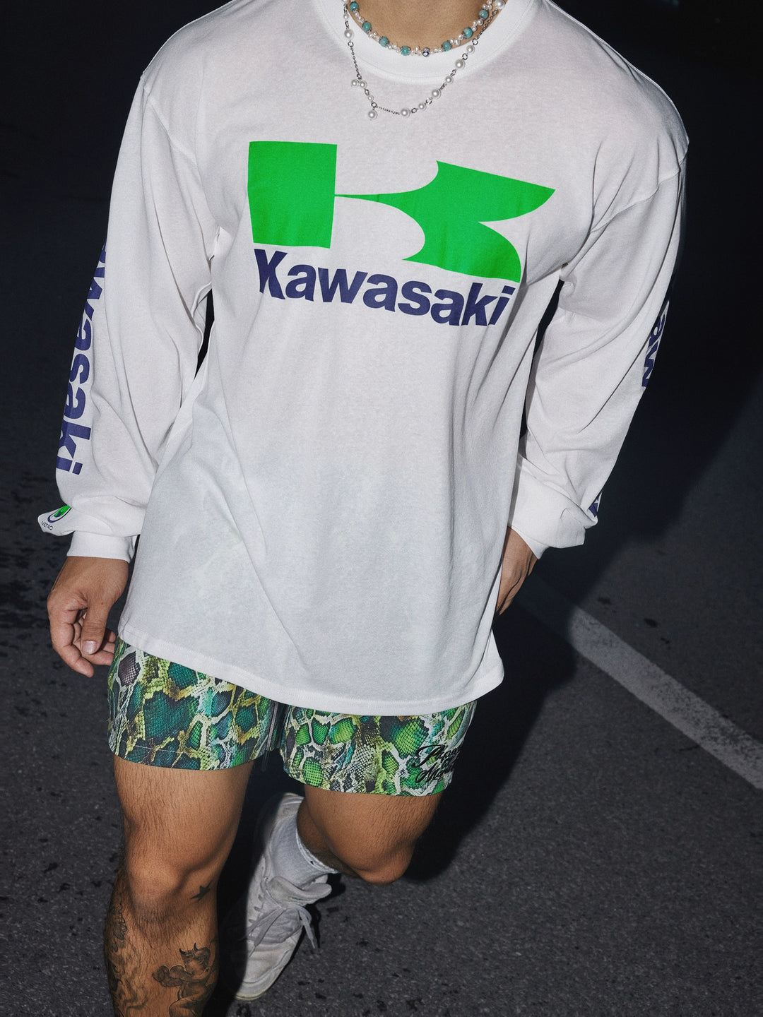 Letter Print Loose Long-Sleeve Pullover