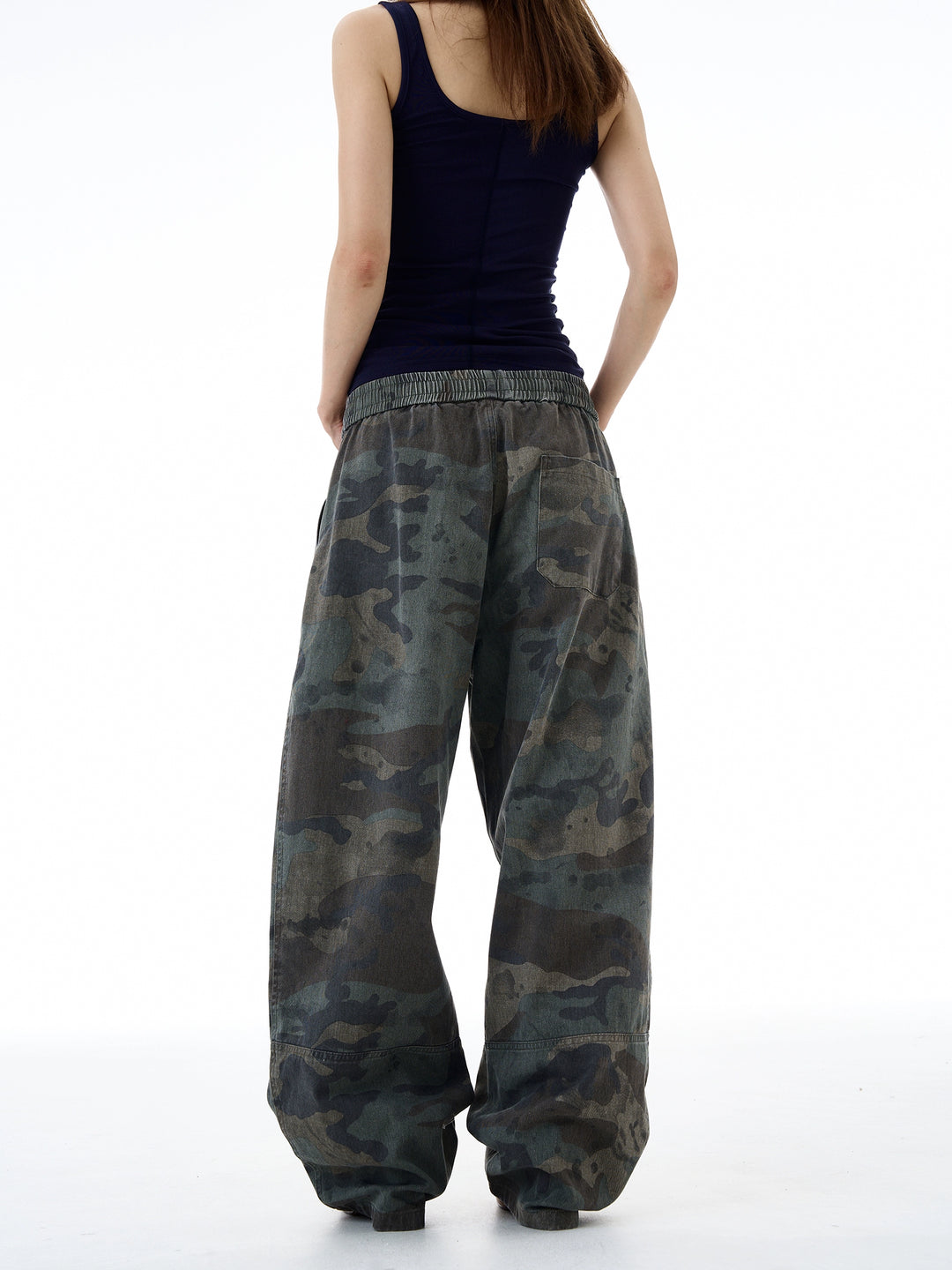 Camouflage Paratrooper Cargo Pants