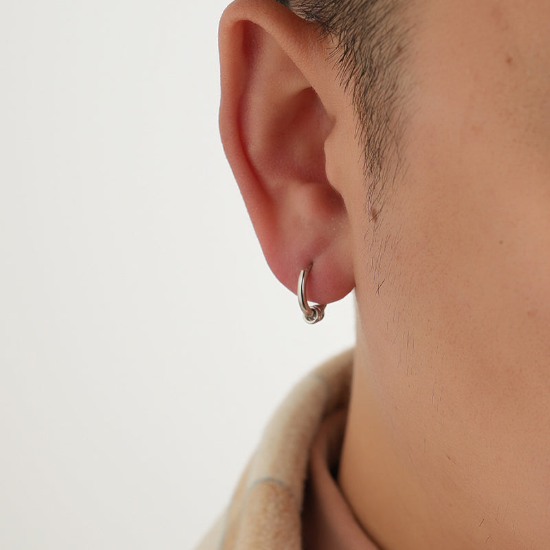 S925 Sterling Silver Hoop Earrings