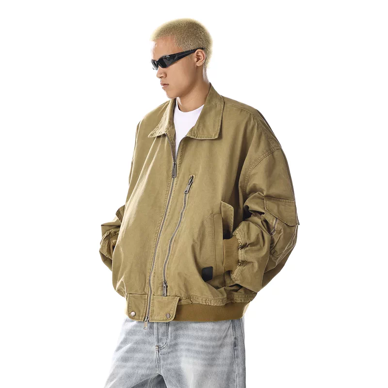 Zware werkkleding losse pasvorm jas 