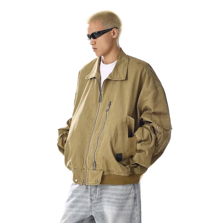 Zware werkkleding losse pasvorm jas 