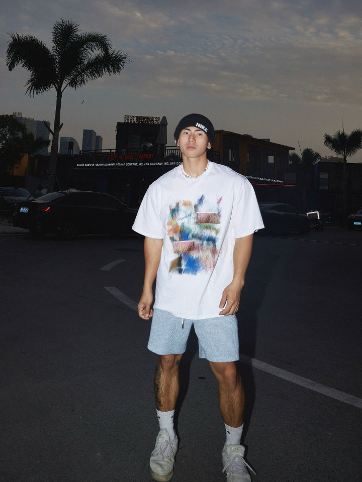 Retro Graphic Loose Short Sleeve T-Shirt