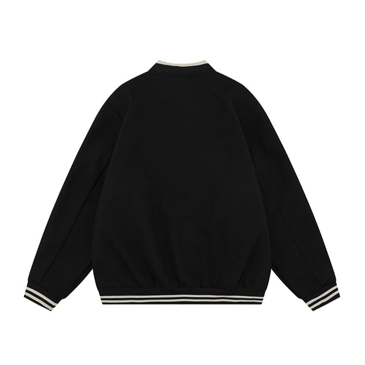 Retro Lockere Baseballjacke 