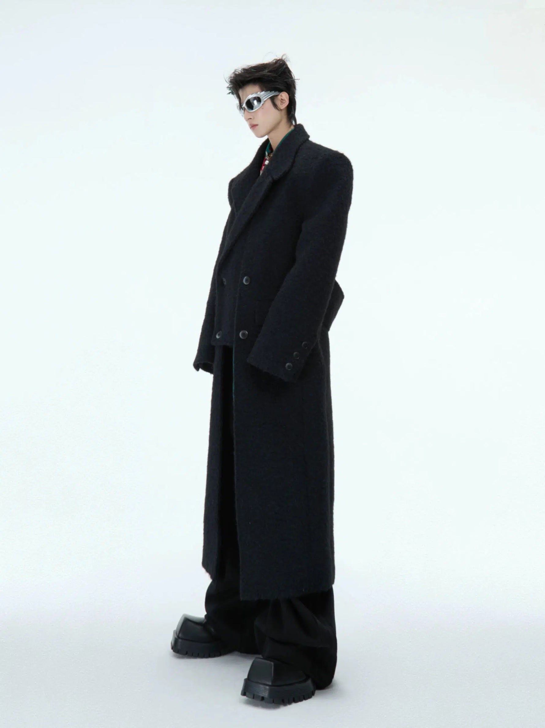 Splicing Deconstructed Wool Coat