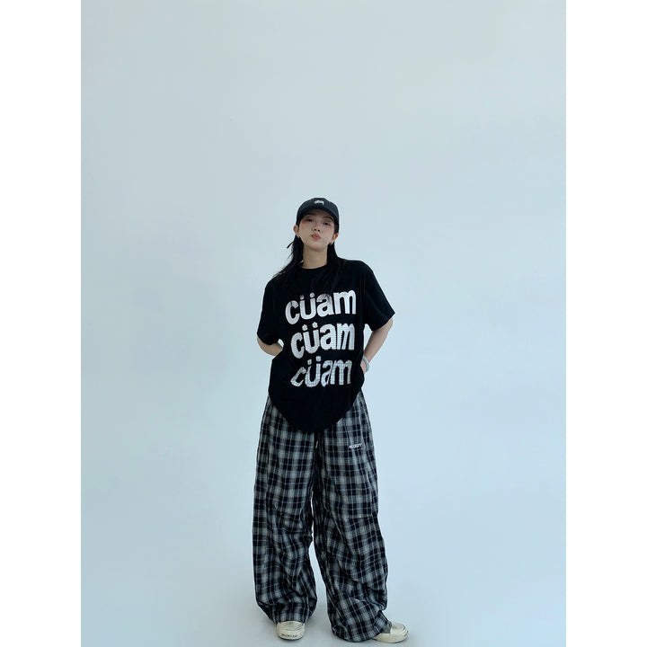 Casual Letter Print Short Sleeve Shirt