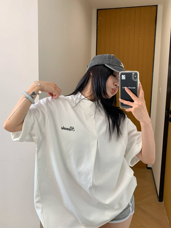 Embroidered Short Sleeve T-shirt