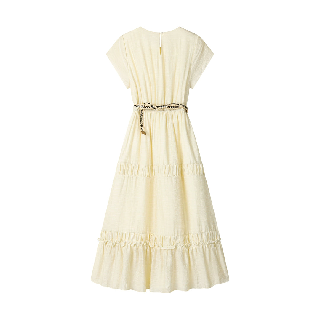 Midje Slim Fit Sommer Maxi Kjole 
