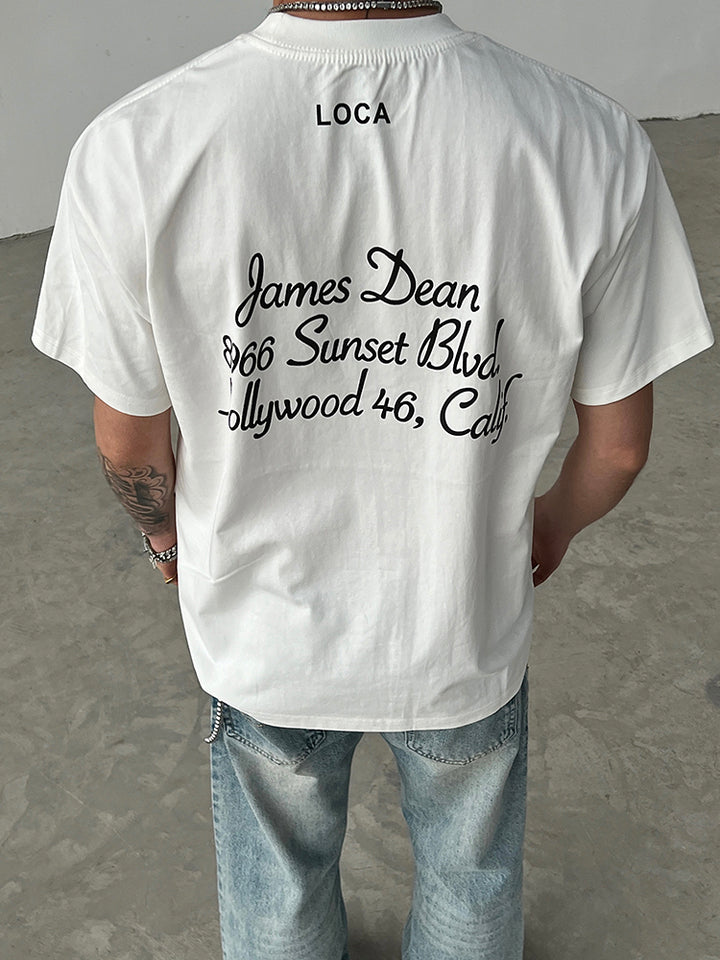 Graphic Printed Short-Sleeve Casual T-Shirt