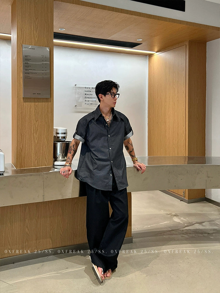 Loose Fit Short Sleeve Shirt