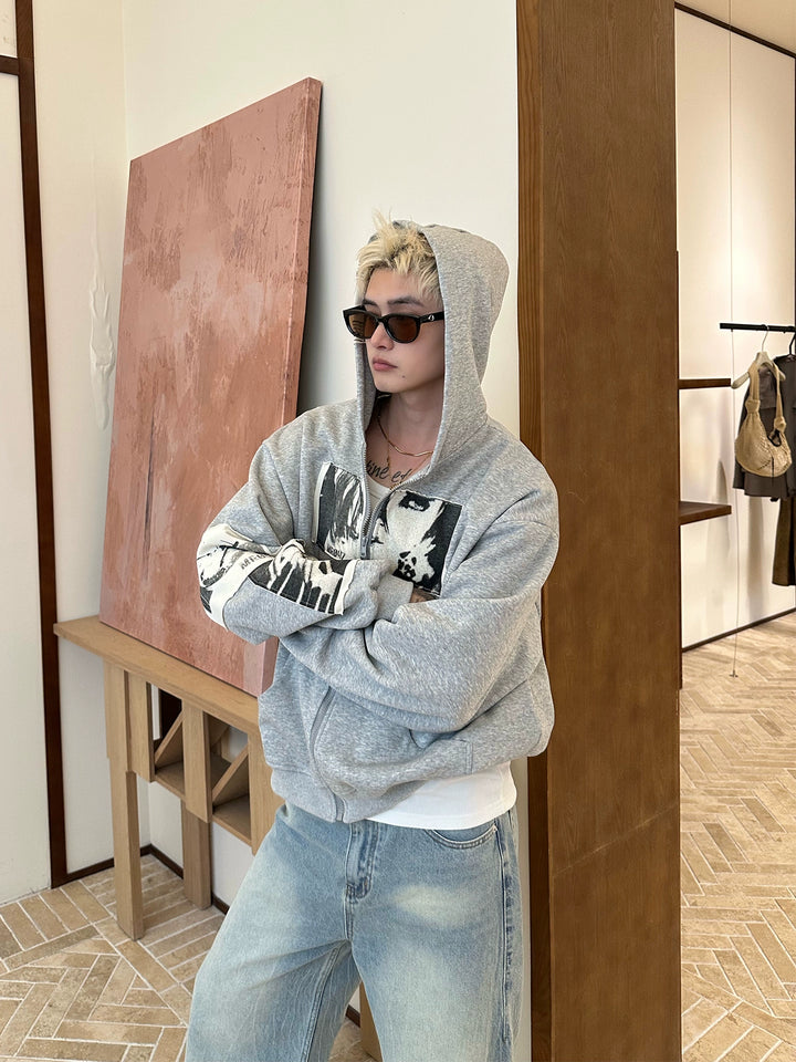 Loose Fit Hooded Sweatshirt