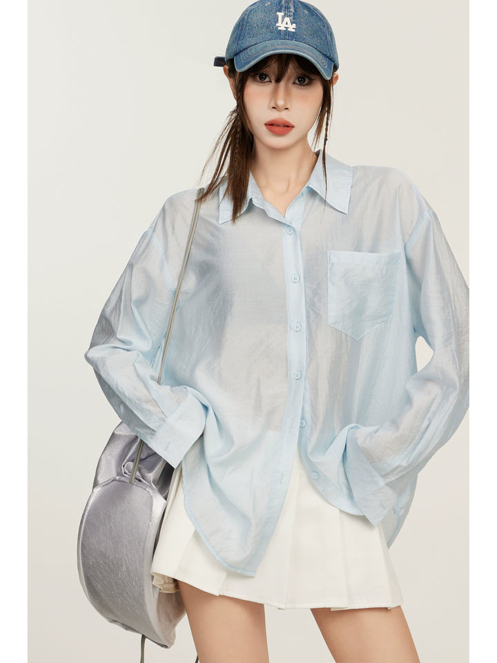 Chemise de protection solaire légère en Tencel 