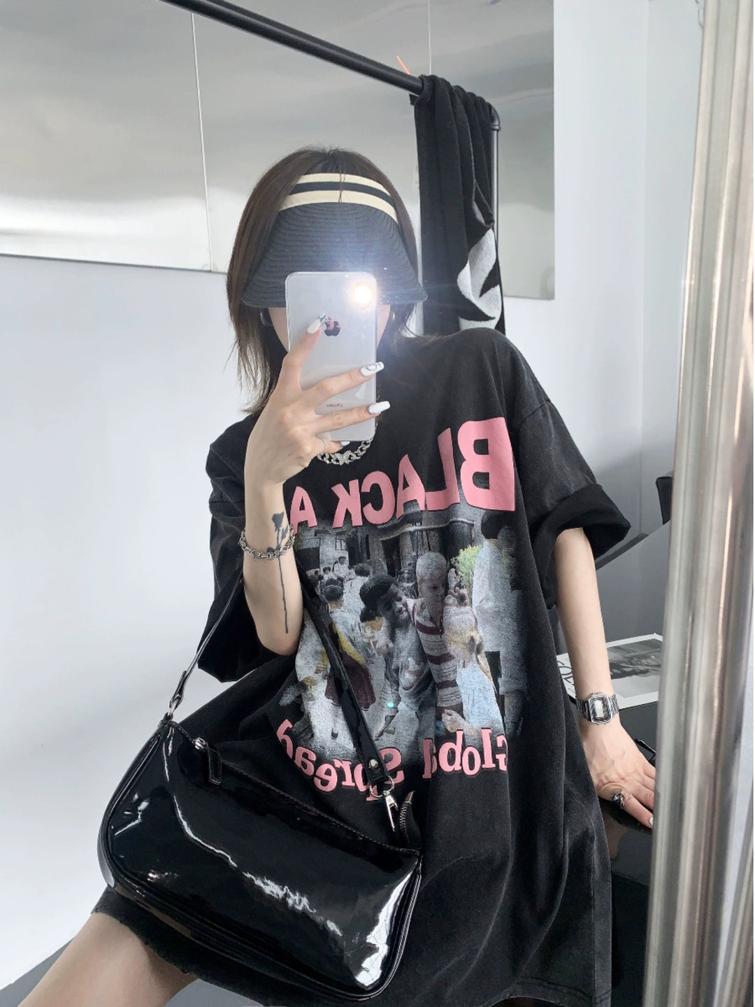 Loose Cotton Graphic T-shirt
