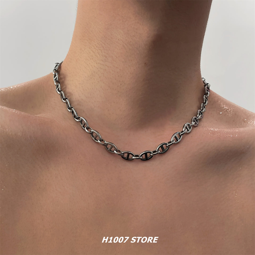 Titanium Steel Clavicle Necklace