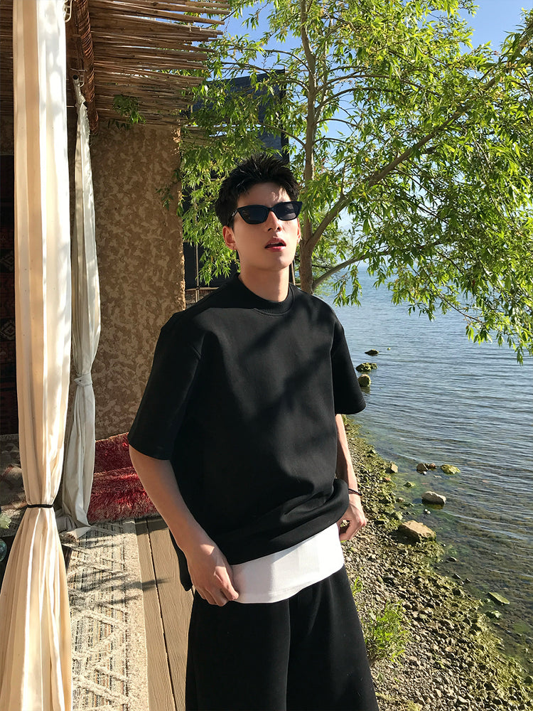 Cotton Round Neck Casual Sports Set