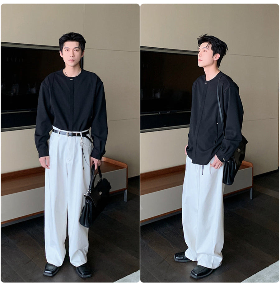 Long-Sleeved Chinese Style Shirt Jacket