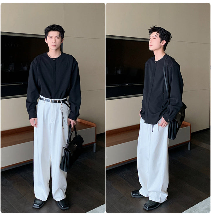 Long-Sleeved Chinese Style Shirt Jacket