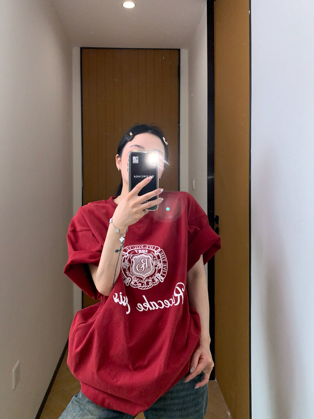 Relaxed Fit Printed Short Sleeve T-Shirt