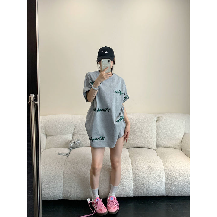 Embroidered Short Sleeve T-shirt