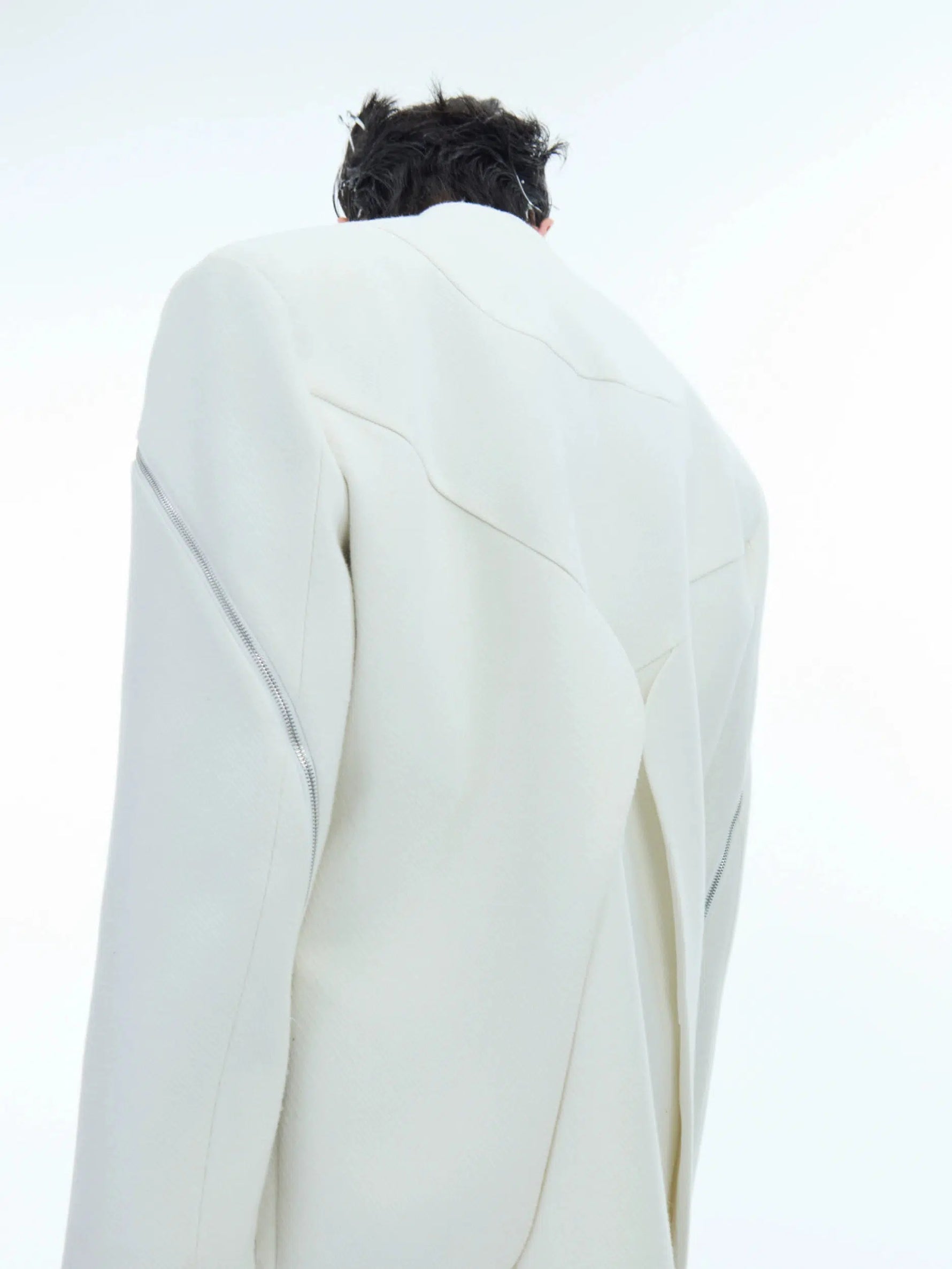 Deconstructed Zipper Suit Set