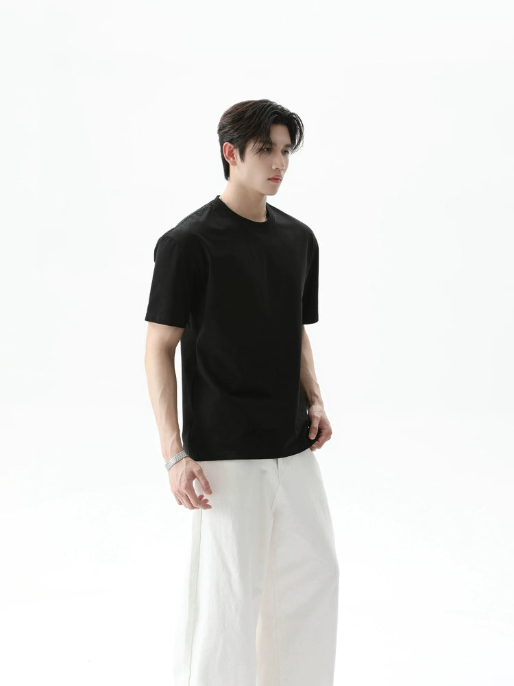 Loose Short-Sleeve Boxy Sports T-Shirt