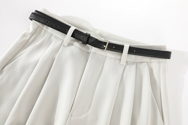 High Waist Wide Leg Suit Pants