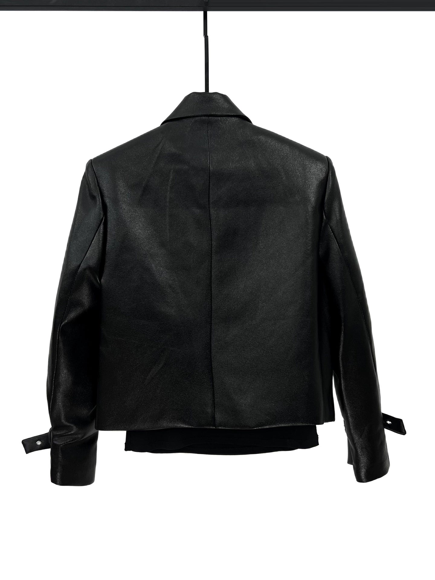 Metal Chain Accent Short Suit Jacket