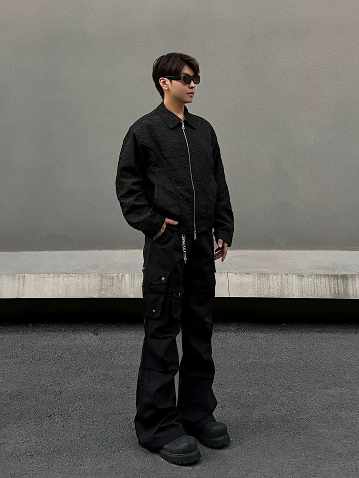 Functional Cargo Flared Pants