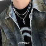 Double-Layer Lightning Necklace