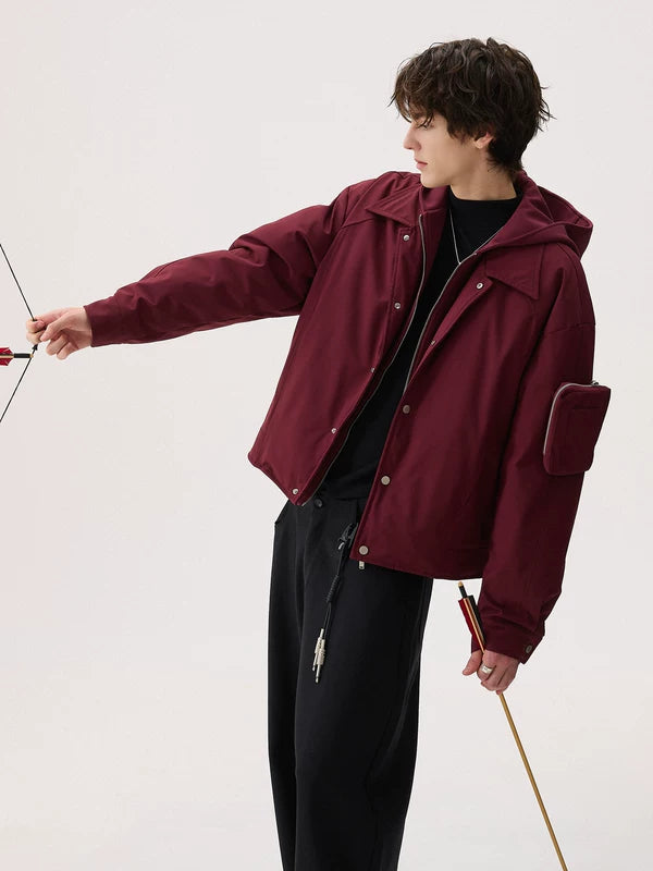 Windproof Hooded Down Jacket