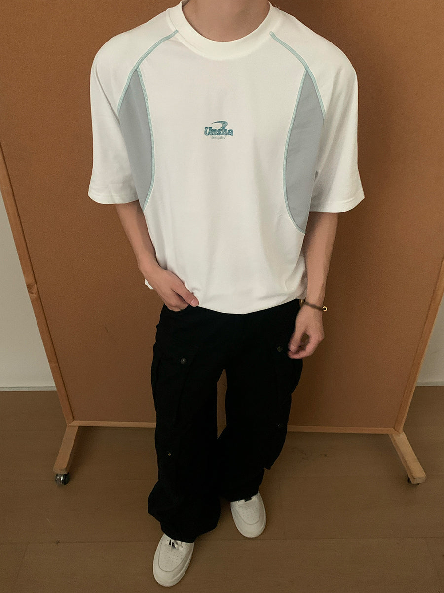 Loose Stitching Short-Sleeve T-Shirt