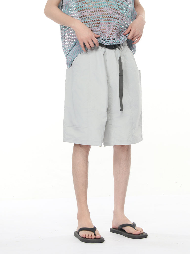 Casual Loose Fit Shorts with Pockets