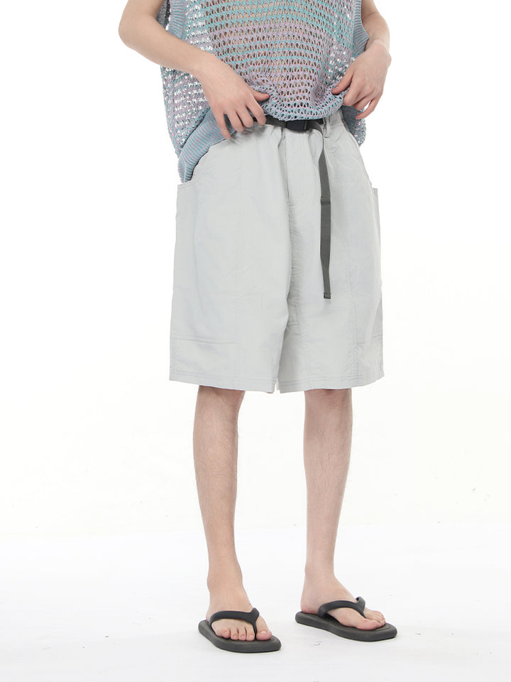Casual Loose Fit Shorts with Pockets