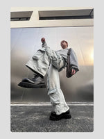 Leather Thick-Sole Derby Casual Shoes