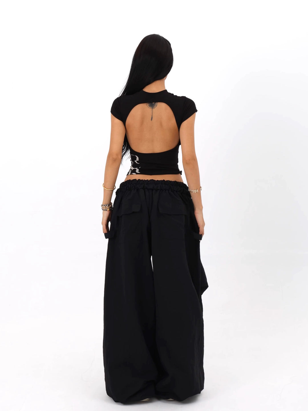 Loose Paratrooper Street Style Pants