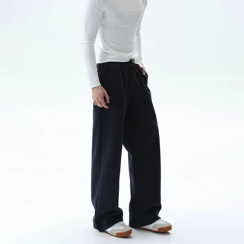 Drawstring Wrinkle-Resistant Sweatpants