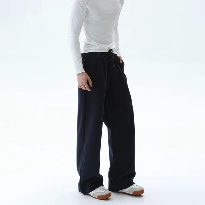 Drawstring Wrinkle-Resistant Sweatpants
