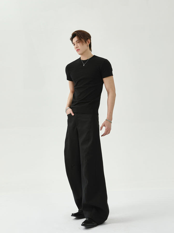 Slim Fit Round Neck T-Shirt