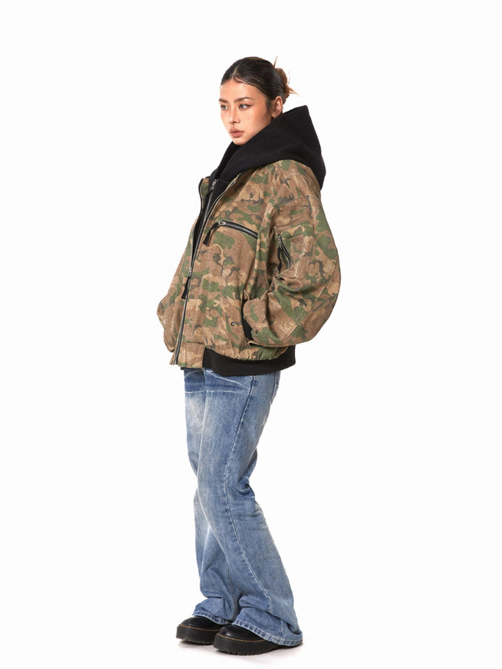 Camouflage Retro Workwear Jacket