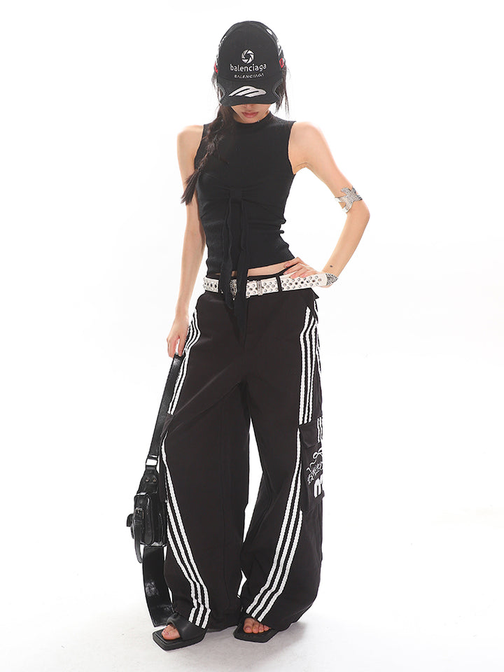 Bow Front Knitted Sleeveless Tank Top