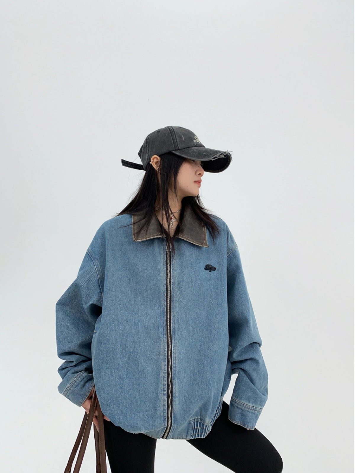 Loose Blue Denim Jacket