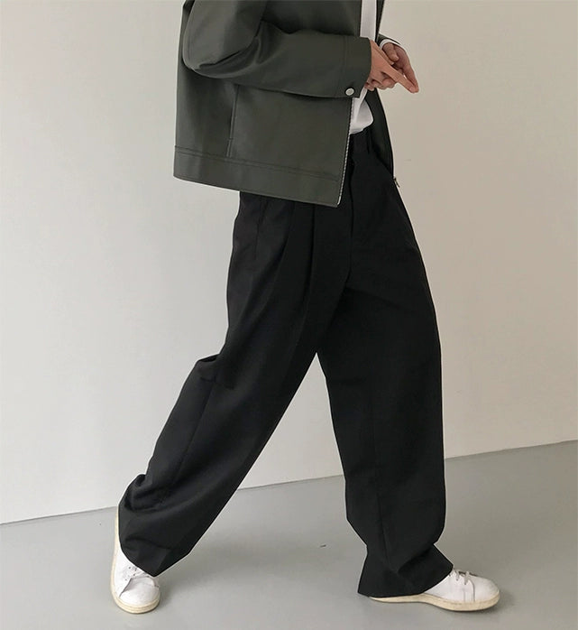 Loose Fit Wide Leg Pants