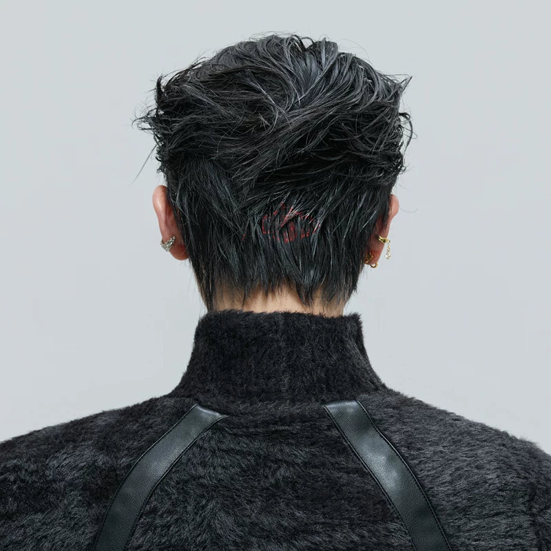 Plush Deconstructed Turtleneck Knitwear