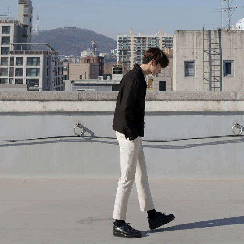 Pantaloni da lavoro a gamba dritta slim fit 