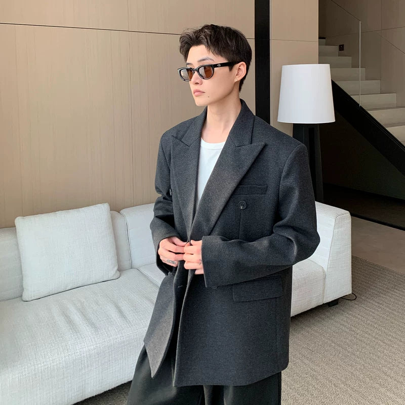 Dubbelzijdige minimalistische blazer 