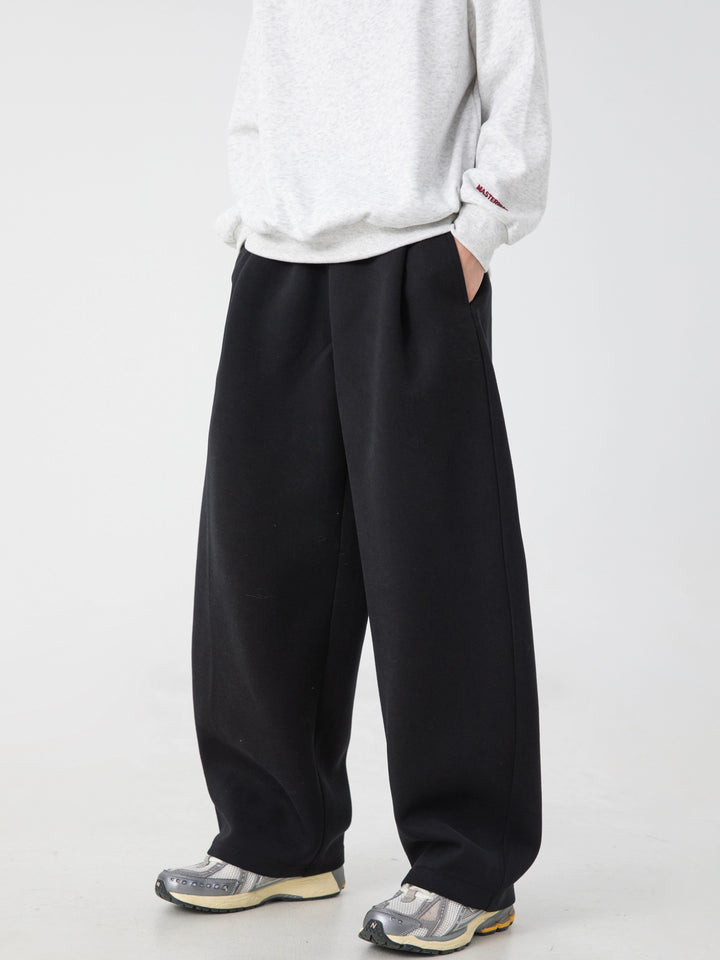 Heavyweight Wide-Leg Casual Sweatpants