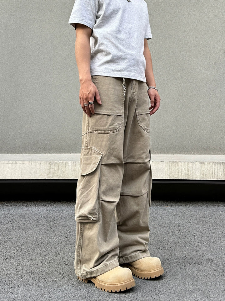 Lässige Cargo-Hosen mit lockerer Passform 